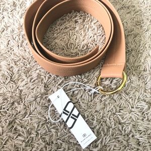 B-Low the Belt Gold Tan NWT
